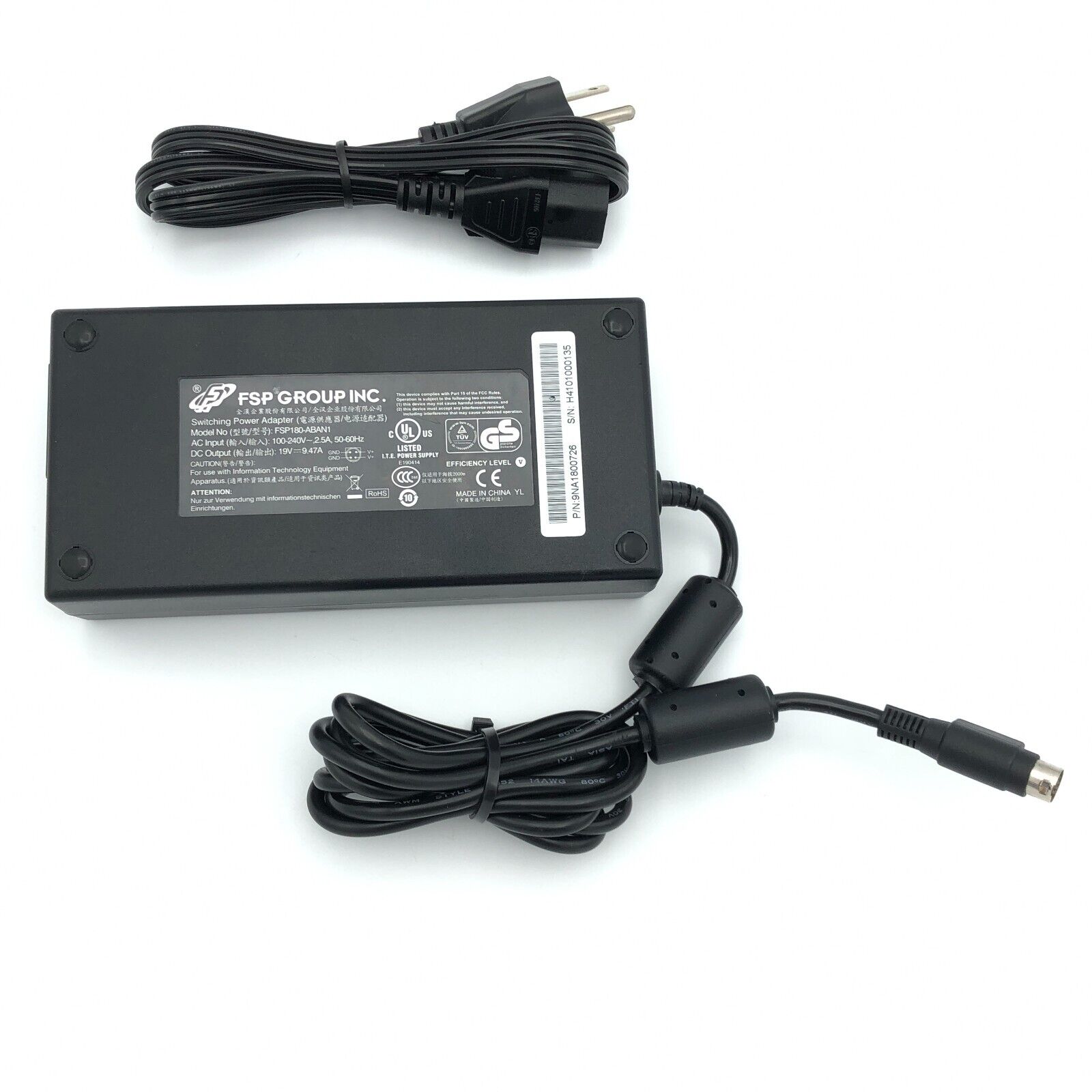 *Brand NEW*Genuine FSP FSP180-ABAN1 4-Pin Plug 19V 9.47A AC Adapter Power Supply - Click Image to Close